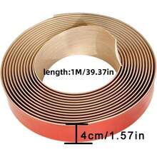 1 miếng nẹp chân tường tự dính linh hoạt, kích thước 1m x 4cm, dùng để che khe hở giữa gạch lát sàn và thảm. - A - Xem 4