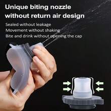 Wrist Water Bottle - Silicone Soft Flask Suitable For Running, Cycling, Hiking And Outdoor Activities, Leak-Proof And Portable. - Multicolor - View 5