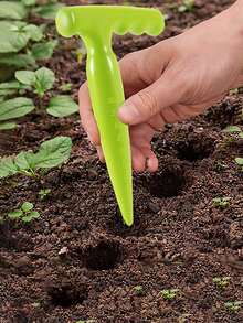 2pcs Adjustable Gardening Seed Dispenser Set, 5-Gear Manual Seed Planter, Plastic Hand-Operated Seed Sower, Suitable For Gardening, Flowers And Vegetables, Seed Planter, Handheld Gardening Planting Tool, Seed Sowing, Battery-Free - A - View 3
