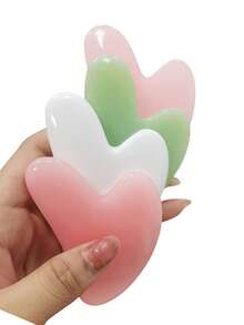 1pc Polyresin Gua Sha Board, Facial, Eye, Body Massage Tool For Relaxation And Skin Care - Multicolor - View 5