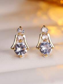 1对女士个性化耳环，时尚优雅百搭，适合作为礼物和日常佩戴 - 耳環 - 查看 3