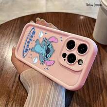 Miniso 1个迪士尼史迪奇626星球星空设计手机壳，适用于iPhone 17/17 Pro/17 Pro Max/17 Air/16/15/14/13/12/11/X系列，iPhone 17 Pro Max手机壳，iPhone 17 Pro手机壳，iPhone 17手机壳，圣诞礼物，送给女朋友 - 黑色 - 查看 3