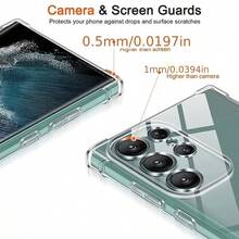 1个透明气垫手机壳 + 1条绿色星星挂绳。专为保护S26/S26PLUS/S26ULTRA/S25/A25/A54/A06/A55/A56/A26/A51系列手机免受跌落冲击而设计。这款气垫保护壳采用简约纯色设计，由透明TPU材质制成，提供四角防震保护，兼具军用级耐用性和轻巧便携性。可用作手机壳或保护套，为您的设备提供额外安全保障。 - 無色 - 查看 5