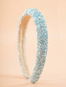 1pc Women's Rhinestone Star Headband, Fashionable Fully Studded Hair Accessory, Suitable For Daily Wear Or Parties Hair Band Hair Hoop,Summer,Holiday,Travel - Multicolor - View 8