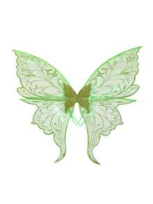 1pc Foldable Butterfly Wings Cool Abstract Fairy Wings Costume For Women Kids Festival Party Cospla - Multicolor - View 4