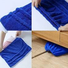 Set Of Four Microfiber Cleaning Mats, Designed For Both Wet And Dry Applications, Crafted From Microfiber Material, Versatile For Use In Living Rooms, Bedrooms, Bathrooms, And Kitchen Floors - 4pcs - 查看 6