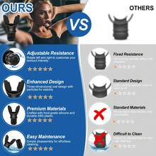 Black Lung Capacity Builder Device 4*2.5*1.25" Rotating Valve Intensity Control Ultra Flexible ABS Material Compact Lightweight Travel Friendly Daily Routine Track Field Running Swimming Gymnastics Martial Arts Outdoor Pursuit Durability Well Constructed Muscle Stamina Improvement Individual Packaging Hygiene - 1 Pc - View 4