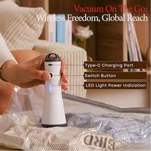 Vacuum Storage Bags With USB Electric Air Pump, 9-15 Pack Thickened Airtight Compression Bags, Waterproof Anti-Mold Reusable Space Saver For Clothes Bedding Comforters Wardrobe Travel Seasonal Organizer - View 5