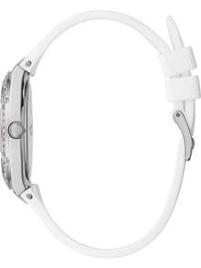 Guess Lady Quartz Watch - Round Pink Dial Bracelet Watch, Featuring A High-End, Luxurious And Elegant Style, Suitable For Attending Music Festivals, Parties, Etc. Model: GW0032L1 - Pink - View 2