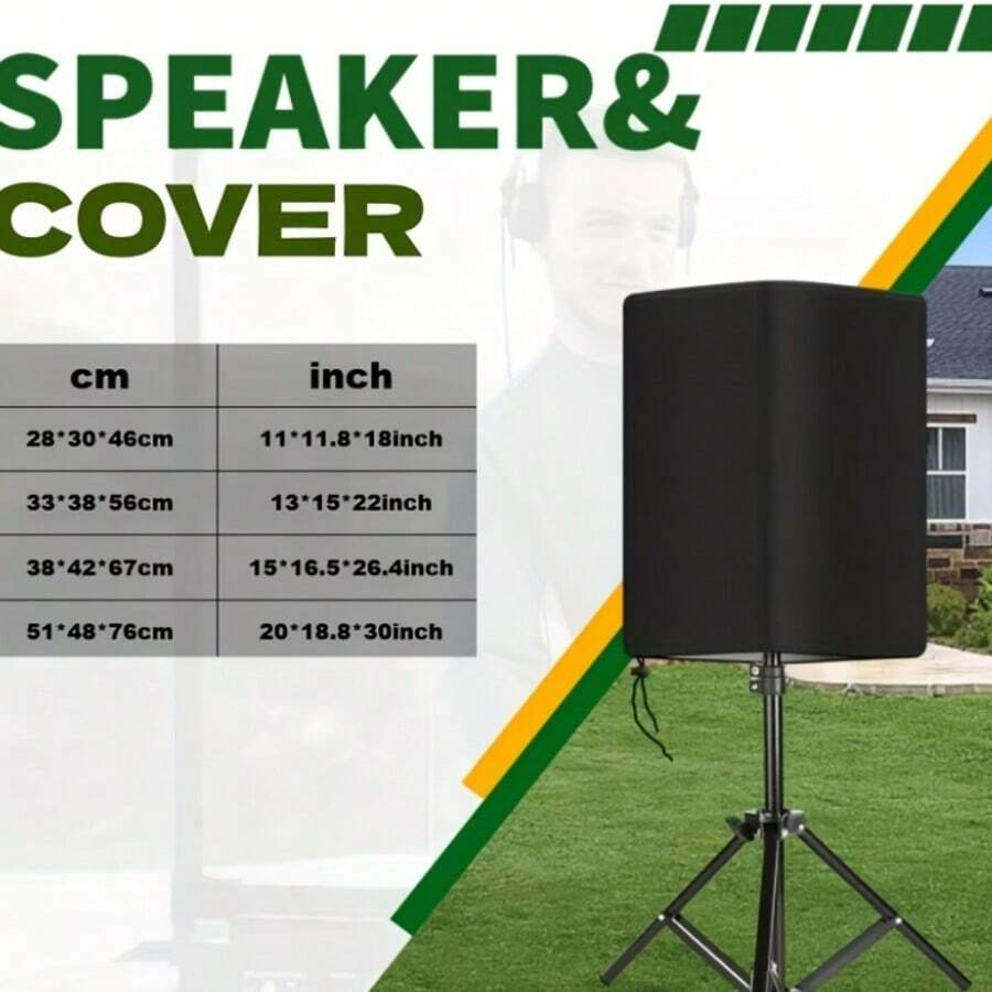 Metal Speaker Enclosure, Suitable For Home Theater, Multimedia, Various Sizes, Enhanced Protection, Improved Sound Quality, Extended Lifespan, All-Round Protection, Dust-Proof And Waterproof - Black - View 1