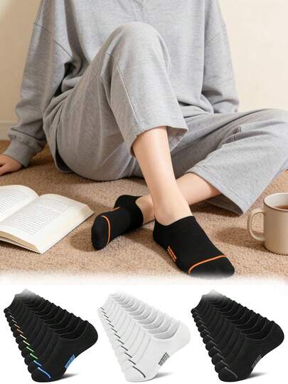 5 đôi tất thể thao nam - Thiết kế thấm hút mồ hôi và thoáng khí - Tất cổ thấp có đệm vòm - Thích hợp cho phòng tập, chạy bộ, leo núi - Nhiều màu sắc để lựa chọn - Quà tặng thể thao lý tưởng (Ngày của Cha, Sinh nhật) - Phù hợp với trang phục thể thao, vừa vặn thoải mái, dành cho người đam mê thể dục thể thao