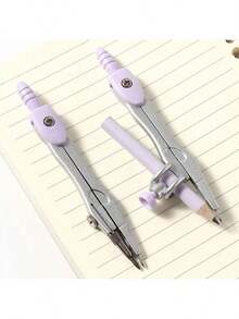 Bộ dụng cụ toán học 9 món nhiều màu sắc dành cho học sinh, kèm hộp đựng chống sốc, bao gồm thước kẻ, thước đo góc, 2 compa, bút chì, gọt bút chì, món quà hoàn hảo cho năm học mới. - Mảnh duy nhất - Xem 4