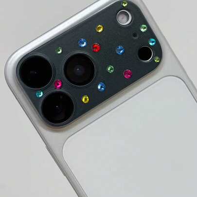 Shockproof Lens Protector Film Compatible With Iphone 17 Pro Max 17 Pro Series Colorful Diamond 4-Color Full Body Case With Built-In Screen Protector Fashionable And Beautiful Birthday Gift Lens Protector Practical And Stylish Anniversary Party Gift