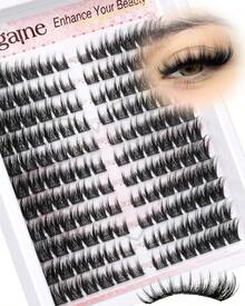 Cat Eye Lash Clusters With Spikes - Wispy Manga & Anime Style Individual Lash Extensions, Pre-Mapped C-Curl, 10-18MM - Wolf Calls - 查看 1