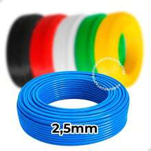 Flexible Electrical Cable Wire 2.5mm 50M Roll Inmetro Flame Retardant High Durability Safety Installations - Blue - View 2