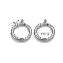 1/2 piezas Anillo de resorte redondo de acero inoxidable 304, hebilla de anillo con resorte chapada en oro con pasador de bola para hacer collares, pulseras y joyería DIY, hipoalergénico y resistente a la decoloración - Hebilla 1 - Ver 13