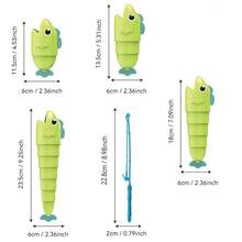 2pcs Telescopic Fishing Toy, Early Educational Puzzle Game For Boys And Girls - Multicolor - View 8