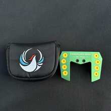 Kepala Putter Golf Edisi Terbatas Vermilion Bird, Pola Tanduk Sapi Hijau Klasik, Bahan Paduan Aluminium, Tampilan Mewah dan Rasa yang Luar Biasa - Hijau - View 7