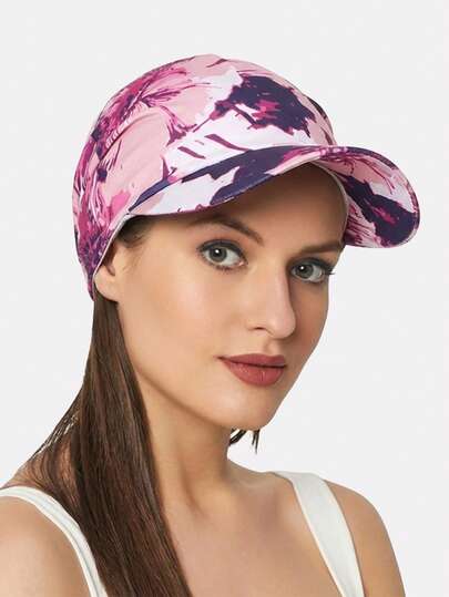 1pc Women's Spring/Summer Beach Hat, Headscarf, Visor Cap, Outdoor Travel Sun Hat, Suitable For Daily Use
