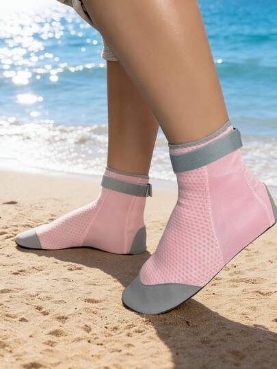 男女通用水鞋、沙滩鞋、长筒瑜伽鞋、凉鞋、户外游泳鞋、防滑鞋头保护、厚底、浮潜鞋、速干