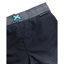 Body Glove Boys Swim Set - 2 Piece Boys Swim Trunks With Rash Guard UV Protection Swimsuit Bathing Suits Sizes 4-12 - Turquoise Black Dots - View 5