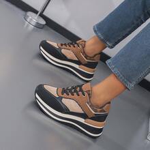 Scarpe casual da donna, scarpe sportive da donna, scarpe da passeggio per tutte le stagioni, scarpe da trekking all'aperto, scarpe da skate per studenti, scarpe da running su strada, morbide e confortevoli - nero - Visualizzare 6