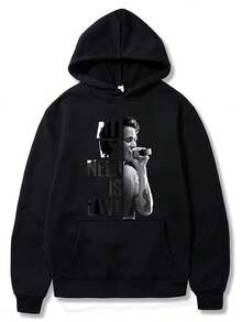 Felpa oversize da donna e uomo - Stampa grafica "Tutto ciò di cui abbiamo bisogno è l'amore", felpa da tuta sportiva, con scritta, comoda e casual, adatta tutto l'anno, moda urbana unisex per uomo e donna. - nero - Visualizzare 7