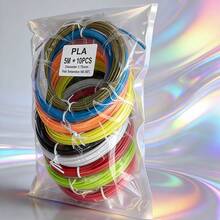 3D Pen PLA Filament Refills 5M*10Colors,Bright Colors Without Repetition, Vacuum Packaging, Better Protection Of Filament - View 2