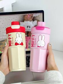 1个MIFFY 550毫升大容量保温杯，可爱女孩便携办公杯，316不锈钢防漏户外车载杯，学生吸管杯，双层壁茶漏杯 - 彩色 - 查看 11