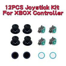 Controller Repair Kit, Metal 3D Joystick Cap With Screwdriver Tool, 3D Analog Stick Replacement Kit (For 5 DualSense Controller), Includes Electronic Components, No Battery Required - Multicolor - View 20