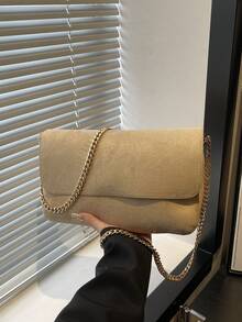 2026 Autumn Minimalist Casual Women's Shoulder Bag, Fashionable Chic Daily Wear Crossbody Bag - Khaki - View 1