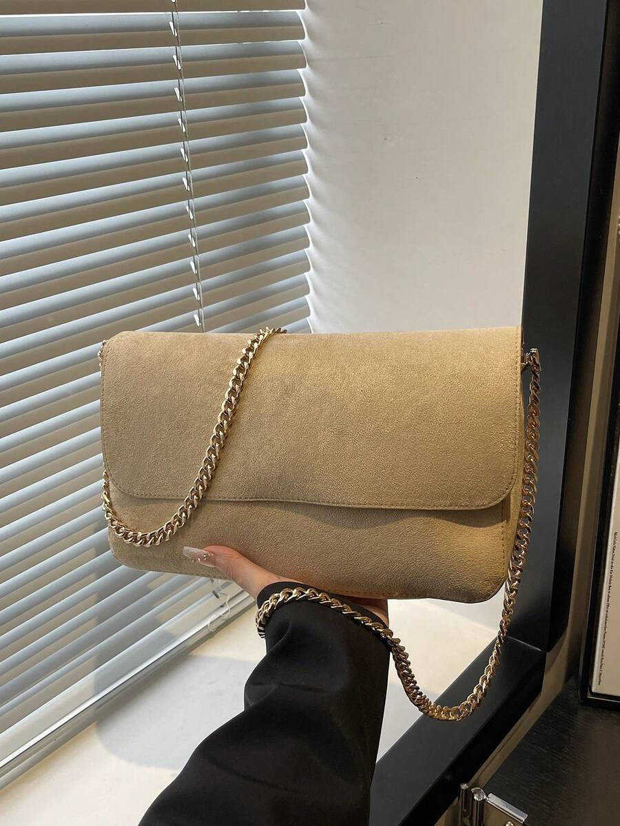 2026 Autumn Minimalist Casual Women's Shoulder Bag, Fashionable Chic Daily Wear Crossbody Bag - Khaki - View 1