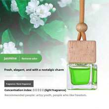 Ambientador de coche para colgar en el espejo retrovisor, elimina olores, fragancia duradera, fragancia para automóvil, accesorios de auto, eliminador de olores - Multicolor - Ver 8