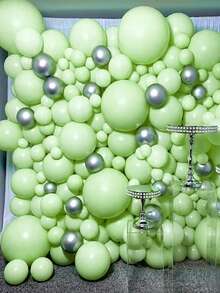 36/18 Inch Large Light Green Balloons - 2/4/6/10/18/30pcs Light Green Balloons Suitable For Baby Shower, Spring, Forest, Birthday, Wedding, Graduation, Gender Reveal, Easter Party Decorations - Light Green - View 7