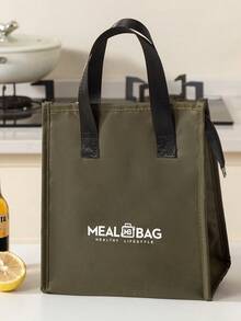 1PC Lunchbox Bag With A Handle Is Perfect For School Or Work. It's A Multi-Functional, Minimalist Lunch Bag With A Large Capacity, Insulated, Thickened Aluminum Foil, And A Convenient Carrying Bag/Ice Pack. Ideal For Working Professionals, It Keeps Food Warm, Allowing You And Your Family To Enjoy Nutritious, Healthy, And Fresh Meals. Lunch Container Lunch Box Insulated Lunch Bag Picnic Bag Cooler Bag Portable Holiday Essential Summer Essentials - Multicolor - View 15