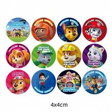 Paw Patrol 12 miếng dán sổ tay - Nhiều màu - Xem 7