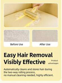 Quitapelos para mascotas, elimina fácilmente el pelo flotante por electricidad estática, quitapelos para gatos y perros - Ver 5