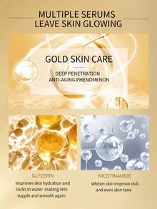 24K金精华液 30ml，抗衰老祛皱黄金烟酰胺精华，淡化细纹，收缩毛孔，日夜护肤 - 24K金 - 查看 7