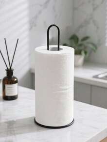 金属纸巾盒架，台面纸巾分配器，立式铁艺纸巾卷架，纸巾收纳整理架，浴室厨房纸巾盒架 - 彩色 - 查看 1