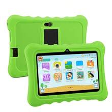 Children's Electronic Learning Tablet / 4GB RAM + 64GB ROM / 7-Inch Tablet / 4-Core 1.3GHz / Android 13 / 1280x800 HD Resolution IPS Screen / 2MP+5MP Camera / 4000mAh Large Battery / Supports WiFi, Parental Control, Education, Games / Made Of ABS Plastic + Silicone Educational Tablet (Includes: Packaging Box / Data Cable / User Manual / OTG / SIM Ejector Pin) - Multicolor - View 14