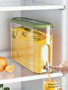 1 Piece Of Large Capacity Plastic Beverage Dispenser - With Faucet - Durable - Leak Proof Design - Suitable For Iced Tea - Lemonade And Cold Drinks - Perfect For Home - Office Or Party - Easy To Clean And Store - Party - Office Drinks - Modern Kitchen - View 6