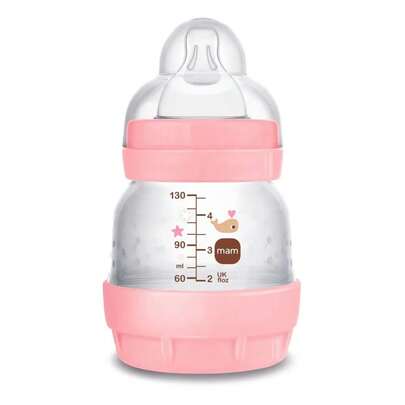 Mamadeira Mam Easy Start Individual Bico 0m+ Cores - 130ml