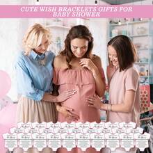 10 Bộ Quà Tặng Tiệc Tắm Em Bé, Vòng Tay Hình Trái Tim Dễ Thương, Vòng Tay Thiệp Chúc Mừng, Quà Tặng Tiệc Công Cộng Cho Bé Trai và Bé Gái. - Xem 6