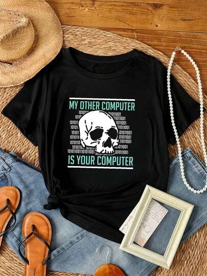 women t-shirt print Cyber Hacker, Computer Security Expert, Cybersecurity T-Shirt Unisex T-shirt