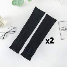 1 Cặp/2 Cặp Ống tay chống tia UV Unisex - Che hình xăm - UPF 50+ Ống tay thoáng mát Thích hợp cho chơi golf, đạp xe - Nhiều màu - Xem 17