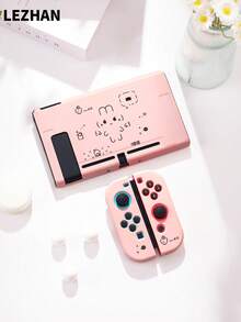 1 chiếc ốp bảo vệ máy Switch hình thỏ hoạt hình dễ thương, phù hợp với Switch OLED/Switch NS, túi đựng máy chơi game Switch, phụ kiện bảo vệ máy chơi game phiên bản mở rộng pin, món quà tốt nhất cho người chơi SWITCH. - Nhiều màu - Xem 1