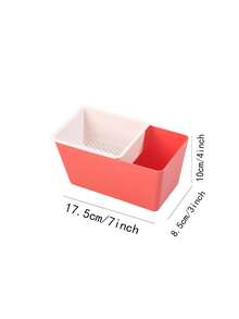 2-Layer Snack Box, Home Living Room Dried Fruit Tray, Compartment Lid Candy Sunflower Seed Storage Box - View 13