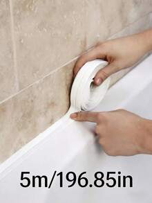 Self-Adhesive Waterproof Sealing Tape, Mold-Proof Sealing Strip Suitable For Kitchen Sink, Bathroom Shower, Bathtub And Toilet Edges Protection, No Tools Required, Removable And Reusable - Multicolor - View 11