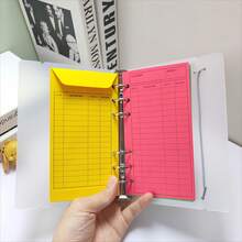 1 Set Of 12-Color Envelopes + PP Binder, Compatible With Binders, Youth Financial Management Kit, Cash Envelope Storage Folder, Used For Weekly And Monthly Financial Tracking, Holiday Gifts For Friends, Budget Planning - 12-color Envelope + PP Binder Set - View 11
