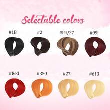 Hair Clip In Hair Extensions Straight Human Hair 8Pcs 110g 4/27 Ombre Hightlight Clip In Extensions Remy Clip In Hair Extensions Double Weft Real Human Hair Extensions Clip For Women 24inch - S4/27 - Xem 9